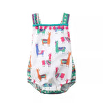 Llama Romper, Llama Cake Smash Outfit