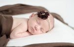 Brown Nylon Headband, Thanksgiving Headband - LoliBean