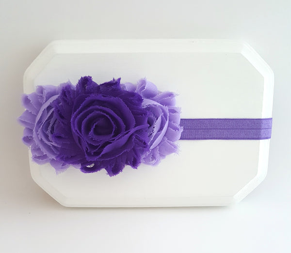 Purple and Lavender Headband, Purple Headband, Girls Headband - LoliBean