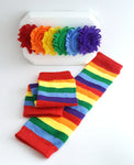 Rainbow Headband and Matching Leg Warmers - LoliBean