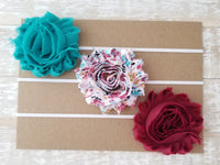 Newborn Headband Set, Floral Headband Set, Baby Headband Set - LoliBean