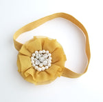 Mustard Gold Headband, Mustard Baby Headband - LoliBean