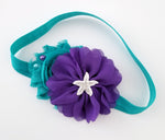 Teal and Purple Mermaid Headband - LoliBean