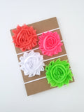 Neon Headband Set, Newborn Headbands, Neon Headbands - LoliBean