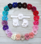 Barefoot Baby Sandals and Headband Set - LoliBean