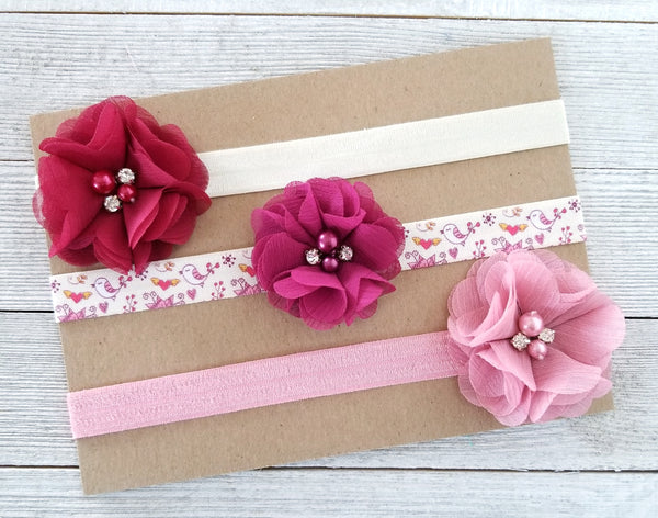 Sweetheart Headband Set, Baby Headband Set - LoliBean