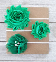 Green Headband Set, St Patrick's Day Headband Set - LoliBean
