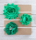Green Headband Set, St Patrick's Day Headband Set - LoliBean