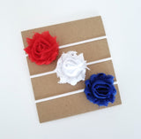 Patriotic Headband Set, Red White and Blue Headband Set - LoliBean