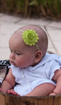 Pastel Green Headband, Newborn Headband - LoliBean