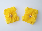 Yellow Barefoot Baby Sandals - LoliBean