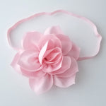 Pink Baby Headband, Pink Flower Girl Headband - LoliBean