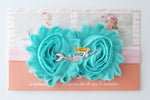 Pink and Aqua Mermaid Headband - LoliBean