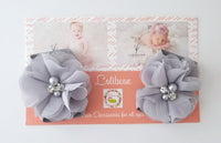 Gray Barefoot Baby Sandals - LoliBean