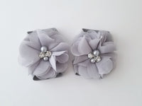 Gray Barefoot Baby Sandals - LoliBean