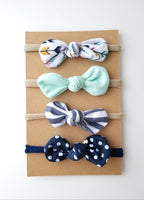 Nylon Headband Set, Top Knot Headbands - LoliBean