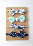 Nylon Headband Set, Top Knot Headbands - LoliBean