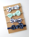 Nylon Headband Set, Top Knot Headbands - LoliBean