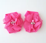 Hot Pink Barefoot Baby Sandals, Baby Girl Sandals - LoliBean