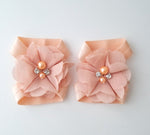 Peach Barefoot Baby Sandals - LoliBean