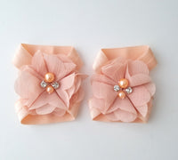 Peach Barefoot Baby Sandals - LoliBean