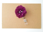 Retractable Badge Reel | Berry Flower Badge Reel - LoliBean