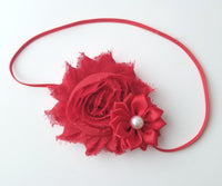Red Headband - Red Hair Bow - LoliBean