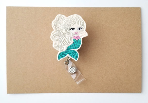 Mermaid Badge Reel - Retractable Badge Reel