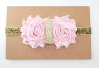 Pink and Gold First Birthday Headband - LoliBean