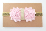Pink and Gold First Birthday Headband - LoliBean