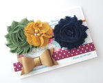 Autumn Headbands, Fall Headband Set - LoliBean