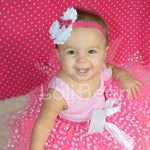 White and Pink Mouse Headband - LoliBean