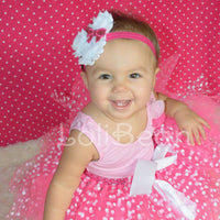 White and Pink Mouse Headband - LoliBean