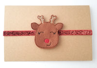 Rudolph Headband, Reindeer Headband