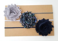 Set of 3 Headbands - Winter Floral Mix
