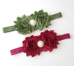 Olive Green or Burgundy Headband - LoliBean