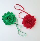 Red & Green Christmas Headbands