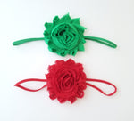 Red & Green Christmas Headbands