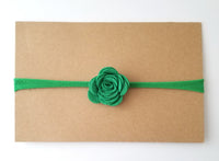 Green Nylon Headband - St. Patrick's Day Headband