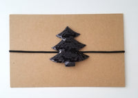 Black Reversible Sequin Christmas Tree Headband