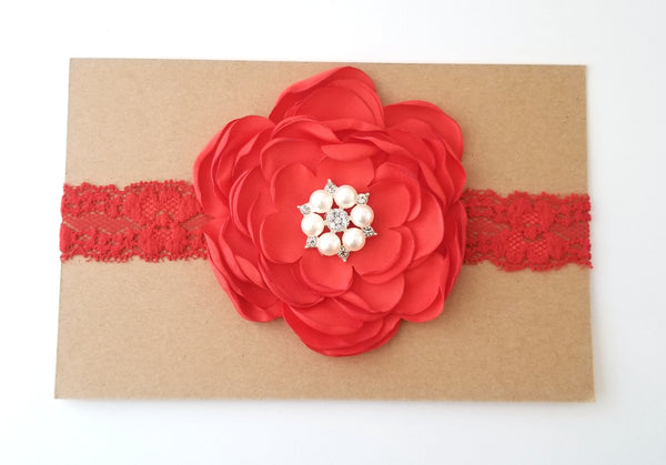Red Valentine's Day Headband