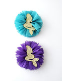 Teal & Gold Mermaid Headband