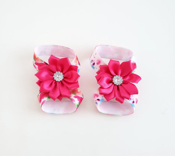 Floral Barefoot Sandals