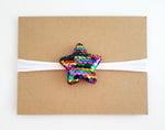 Rainbow Sequin Star Headband