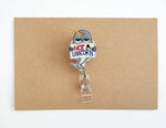 Not a Unicorn Badge Reel, Narwal Badge Reel