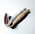 Set of 5 Neutral Color Yoga Headbands
