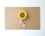 Sunflower Badge Reel