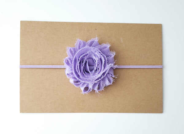 Pastel Lavender Skinny Elastic Headband