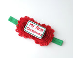 My 1st Christmas Headband