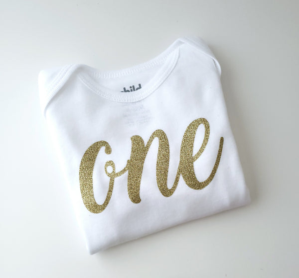 First Birthday Onesie